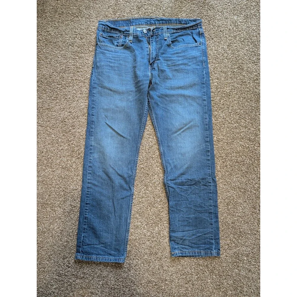 Levi Jeans Men's 502 Taper Fit 34x30 Blue Jeans